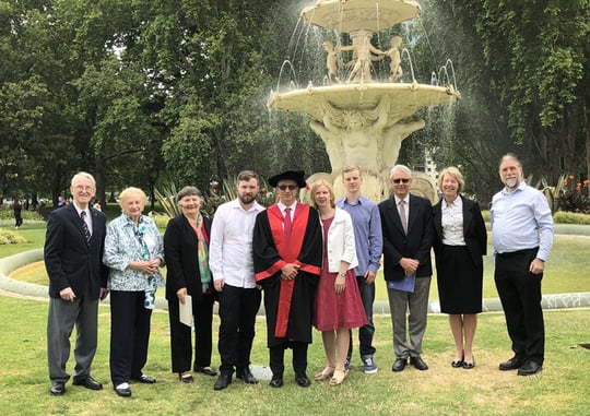 David Whittle awarded a Doctorate (PhD) by the University of Melbourne